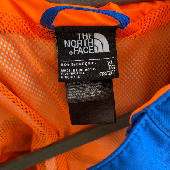 The North Face Boys HyVent Blue Rain Jacket XL - Picture 6 of 7